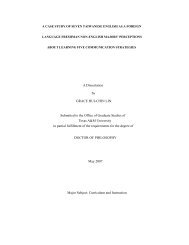 A Dissertation by GRACE HUI-CHIN LIN Submitted to the Office of ...