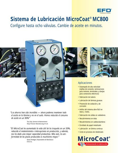 Folleto del sistema MicroCoat - Reportero Industrial