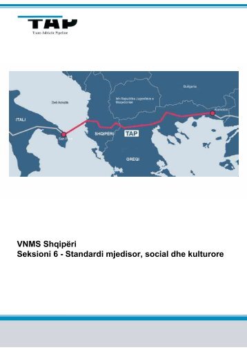 VNMS Shqipëri Seksioni 6 - Standardi mjedisor, social dhe kulturore