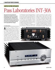 Pass Laboratories INT-30A - Audio Reference
