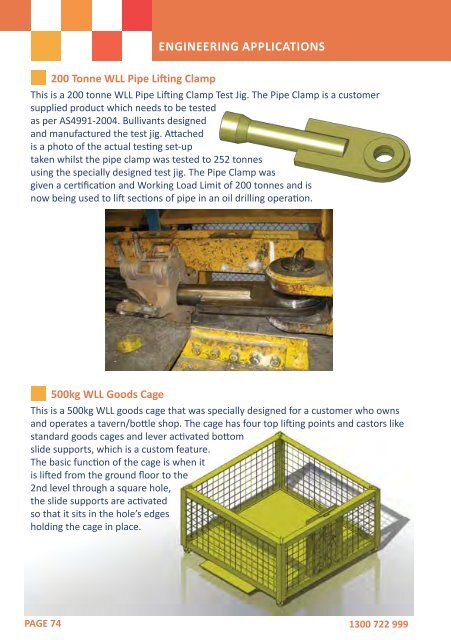 Fabricated LiFting Product Handbook - Bullivants