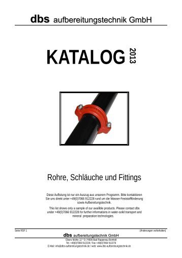 KATALOG - dbs aufbereitungstechnik GmbH