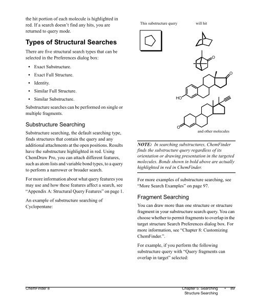 Using ChemFinder - CambridgeSoft