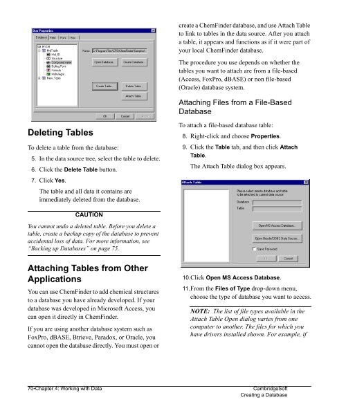 Using ChemFinder - CambridgeSoft