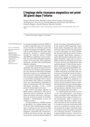 00 I-VI (Page I) - Giornale Italiano di Cardiologia