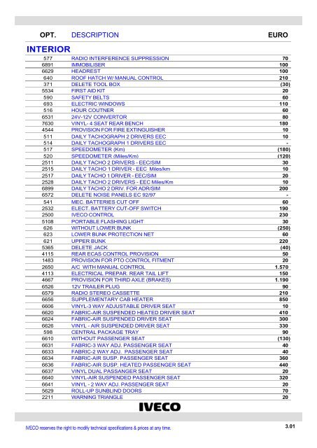 EUROCARGO Sales Handbook12