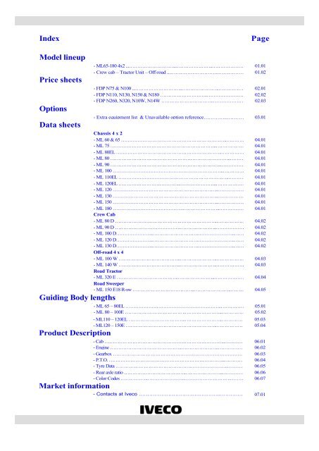 EUROCARGO Sales Handbook12