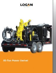 85-Ton Power Swivel Instruction Manual - Logan Oil Tools