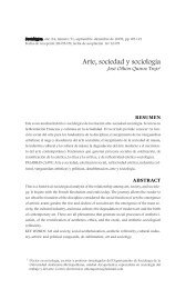 Arte, sociedad y sociología - Revista Sociológica