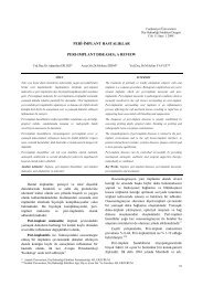 peri-implant hastalıklar perı-ımplant dıseases