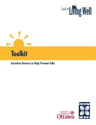 Tools for Living Well Toolkit - Canadian Association of Occupational ...