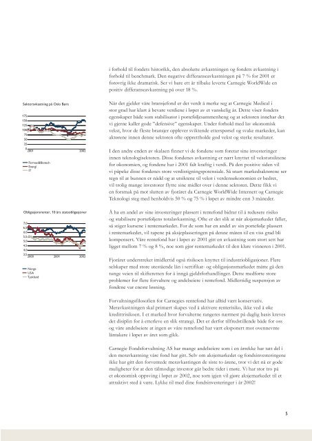 Årsrapport 2001 - Carnegie Kapitalforvaltning