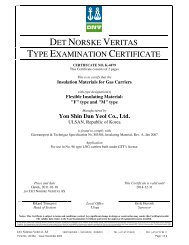 det norske veritas type examination certificate - DNV Exchange