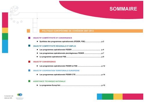 Etat d\'avancement_01-04-11.pdf - Europe en France, le portail des ...