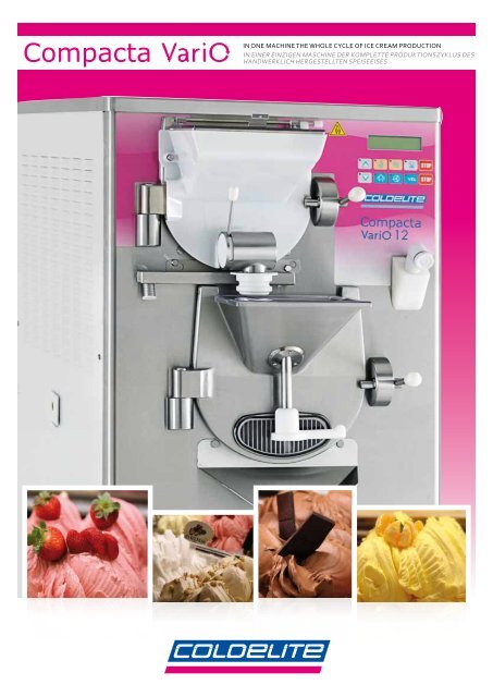 Compacta Ice Cream Machine Compacta - Ice Team 1927 || Home