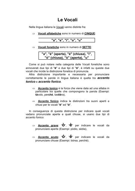 Appunti di dizione – Interminatispazi - L'Altrocantiere