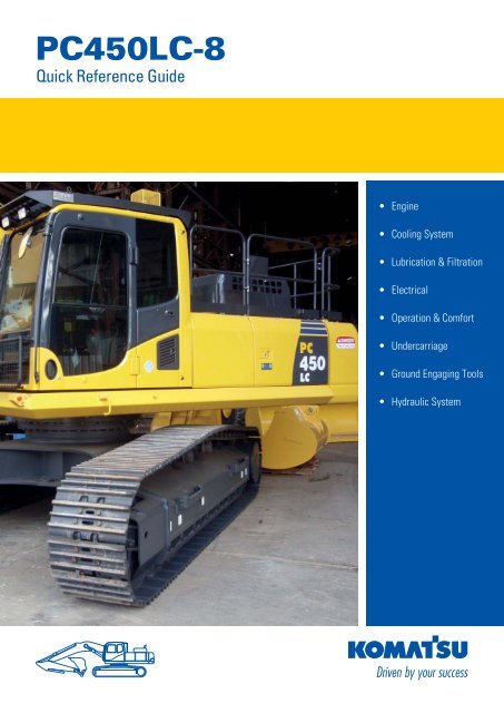 Quick Reference Guide - PC450LC-8 - Komatsu