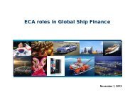 ECA roles in Global Ship Finance - Marine Money