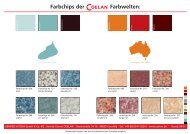 Farbchips der COELAN ® Farbwelten - Roland Merkl - Bautenschutz