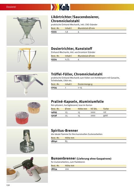 können Sie online im Katalog blättern - Kolb