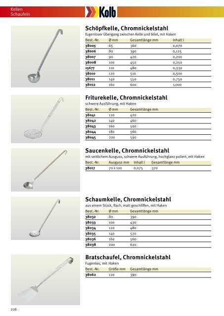 können Sie online im Katalog blättern - Kolb