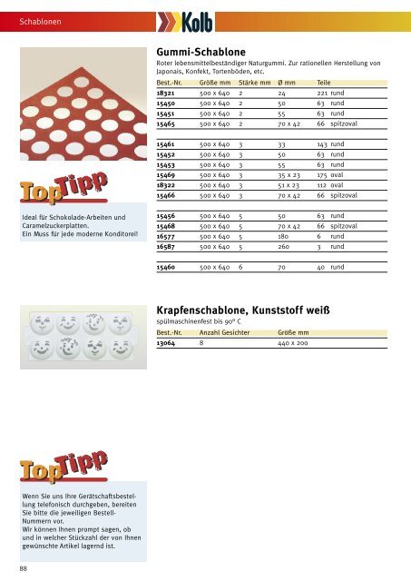 können Sie online im Katalog blättern - Kolb