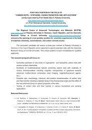 call for post-doc position in the field of - Cornell University