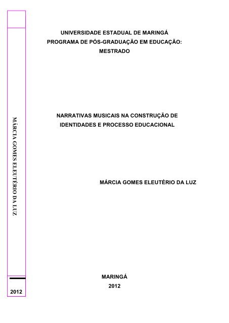 Dissertação - Programa de Pós-graduação em Educação / UEM