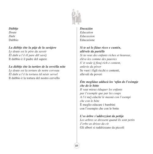 1000 Proverbi in 4 versioni - Provincia di Torino