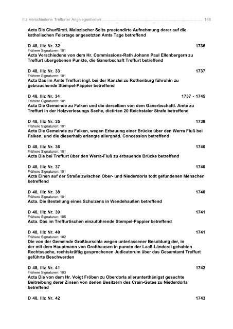 Findbuch zum Bestand - Online-Recherche - Sachsen-Anhalt