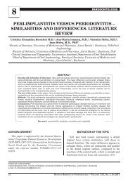 peri-implantitis versus periodontitis – similarities and ... - Stomatologie