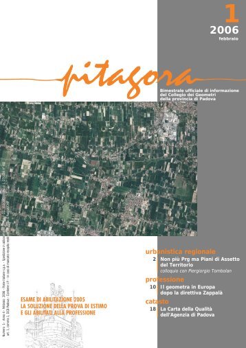 Pitagora 1_2006 - Collegio dei Geometri della provincia di Padova