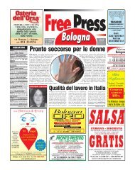 IMPRENDITORI SEMPRE PIU' VECCHI - FREE PRESS BOLOGNA