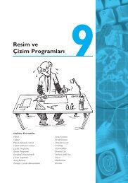 Resim ve Çizim Programlar› 9