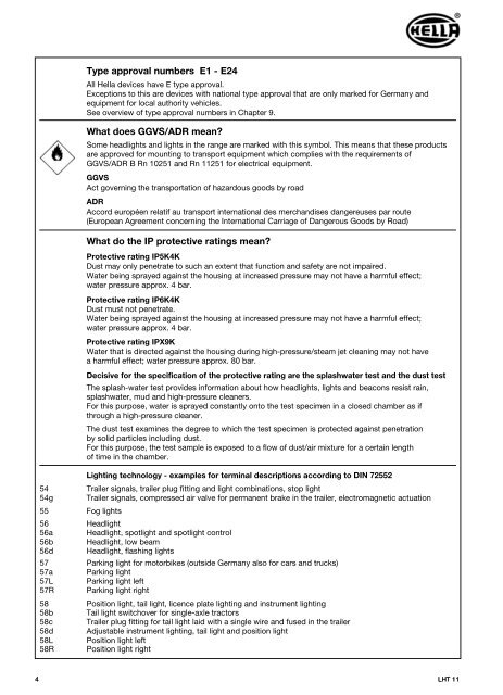 HELLA - Lighting catalogue