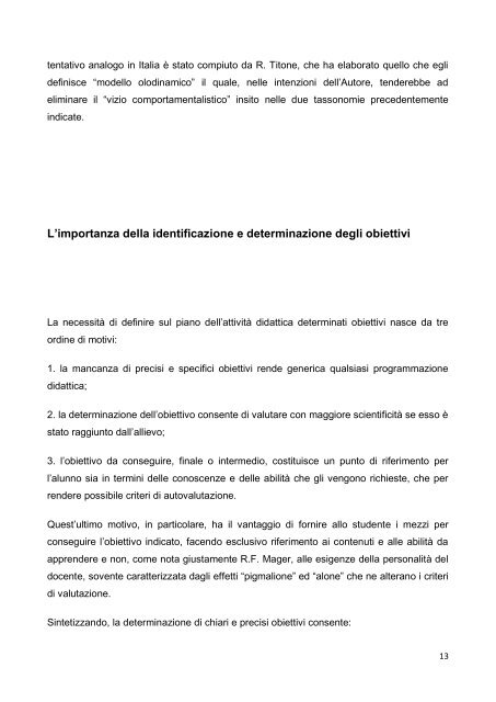 Obiettivi educativi e didattici con riferimento all ... - 4InMatematica