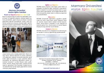 Resim-İş Öğretmenliği - Marmara Üniversitesi