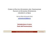 slide - Dipartimento di Economia Politica