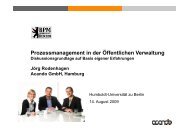 Prozessmanagement in der Öffentlichen Verwaltung - Berliner BPM ...