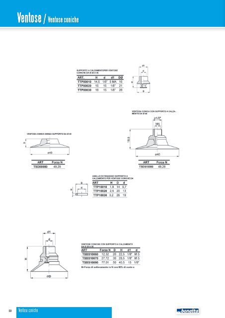 Catalogo Componenti per Vuoto - Air Bonaita
