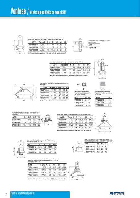 Catalogo Componenti per Vuoto - Air Bonaita