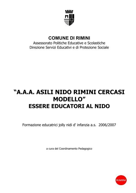 documentazione essere educatori al nido2 - Comune di Rimini