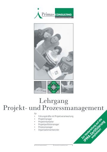 Lehrgang Projekt- und Prozessmanagement - Pressetext Austria