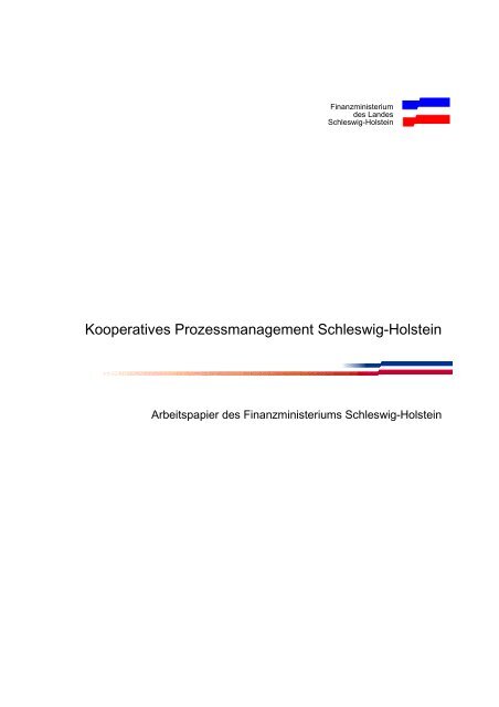 Kooperatives Prozessmanagement Schleswig ... - IT Planungsrat