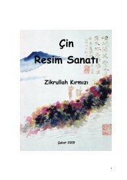 Çin Resim Sanatı - Zeki Zikrullah Kırmızı * Okumanın Sonuna Yolculuk