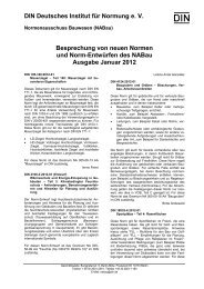 Besprechung von neuen Normen 2012 (3.2 MB) - NABau