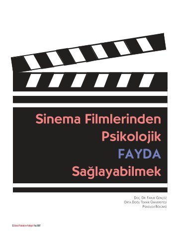 05) Faruk - Psinema: Psikolojik Bozukluklar ve Sinema