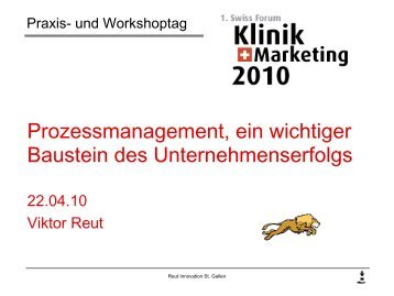 Prozessmanagement, ein wichtiger Baustein des Unternehmenserfolgs ...