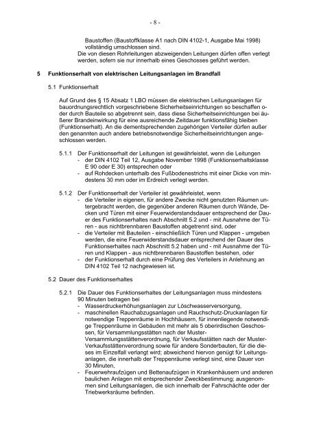 Leitungsanlagen-Richtlinie LAR - LIV Baden- Württemberg