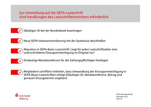 SEPA-Lastschriften - Sparkasse Dieburg